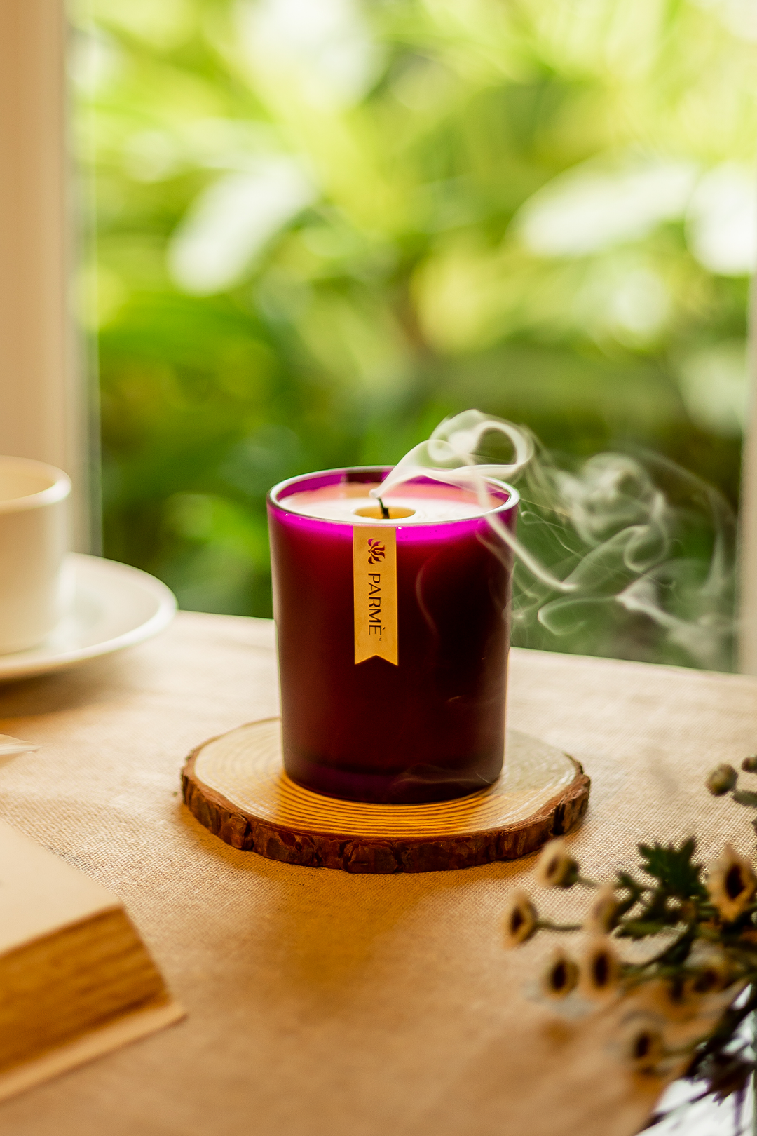 PATCHOULI ROMANCE | GLASS JAR | SOY WAX CANDLE