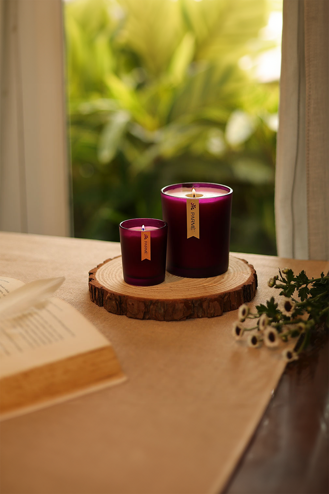 PATCHOULI ROMANCE | GLASS JAR | SOY WAX CANDLE