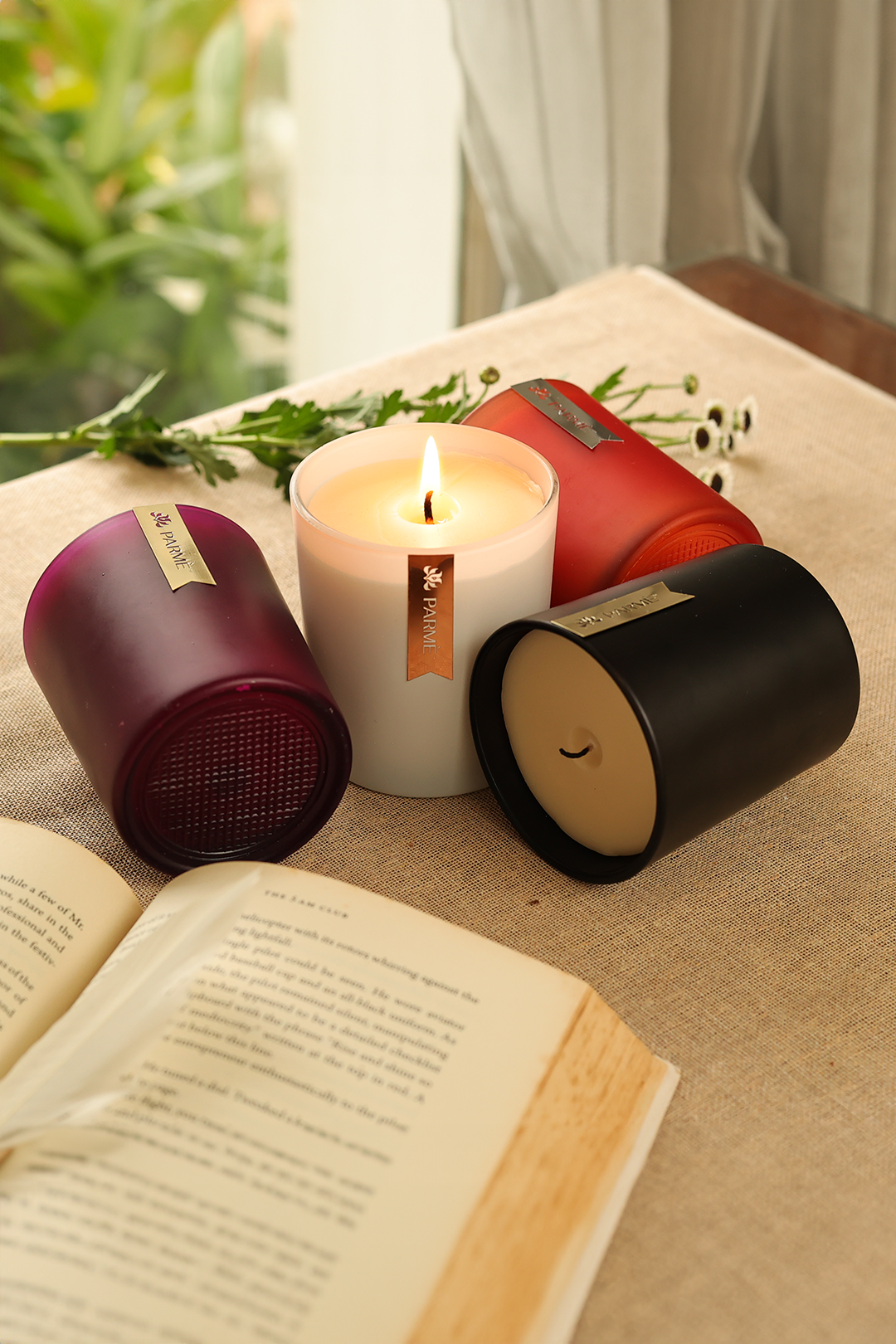 PATCHOULI ROMANCE | GLASS JAR | SOY WAX CANDLE