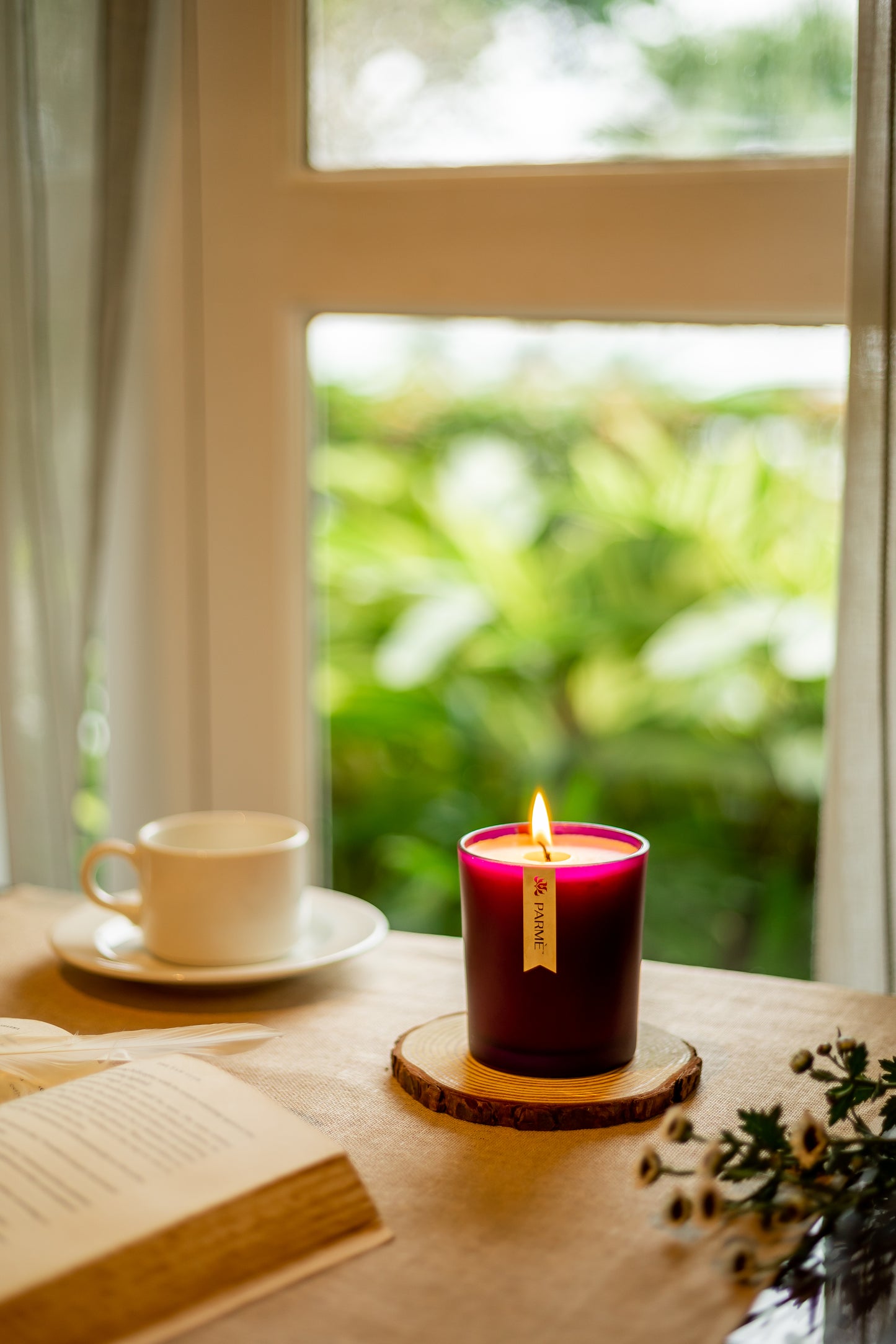 PATCHOULI ROMANCE | GLASS JAR | SOY WAX CANDLE