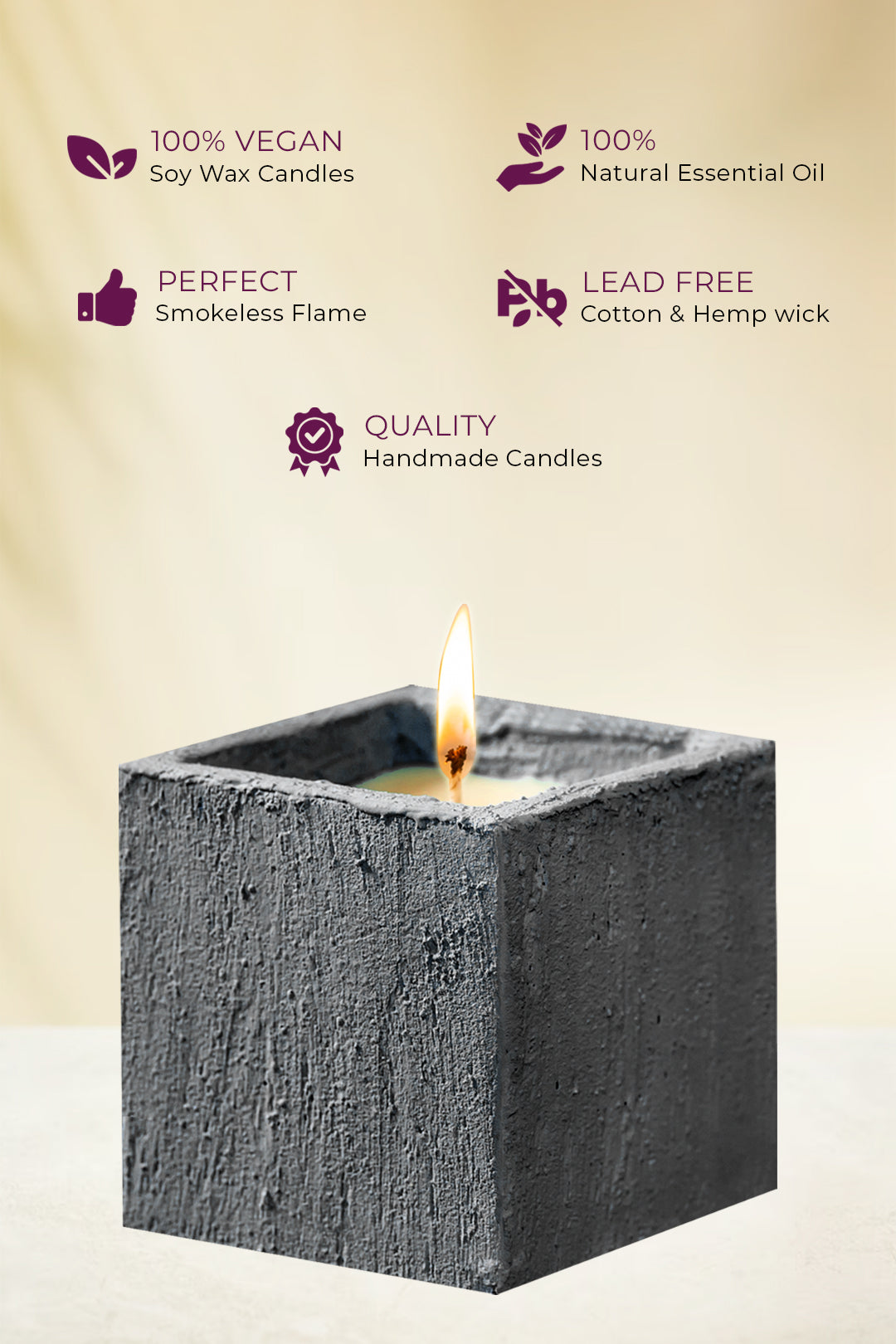 ENCHANTING CHARCOAL – SQUARE | SET OF 3