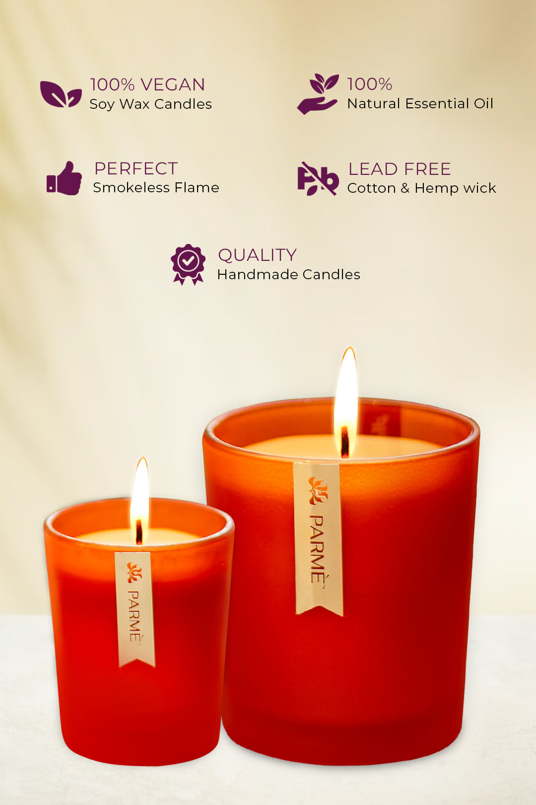 CITRUS BLISS | SET OF 2 | SOY WAX CANDLE