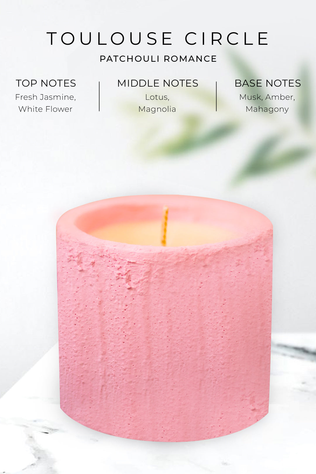 TOULOUSE CIRCLE - PATCHOULI ROMANCE