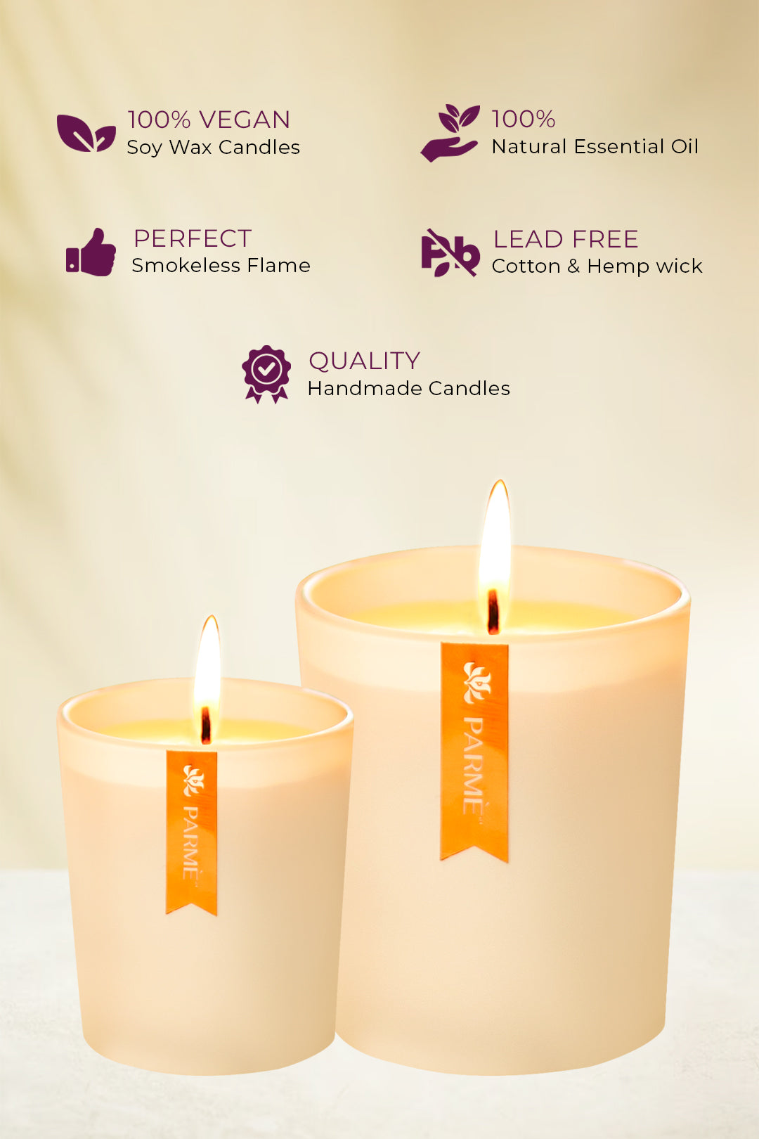 WHITE FROST | SET OF 2 | SOY WAX CANDLE